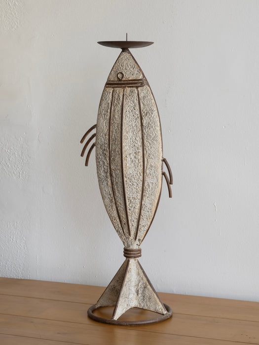 Abstract Sculptural Fish Candleholder