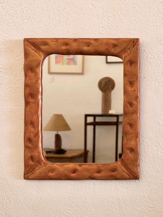 Carved Scalloped Mirror