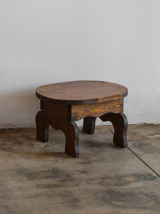 Curved Footed Stool