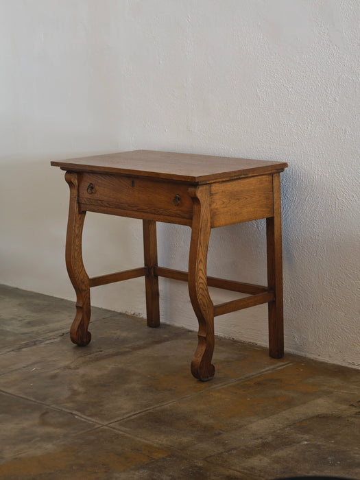Oak Desk With Large Drawer