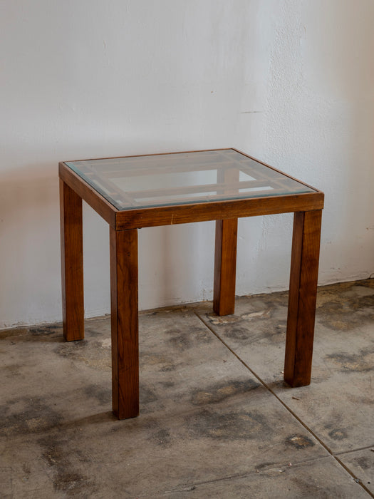 Glass Side Table