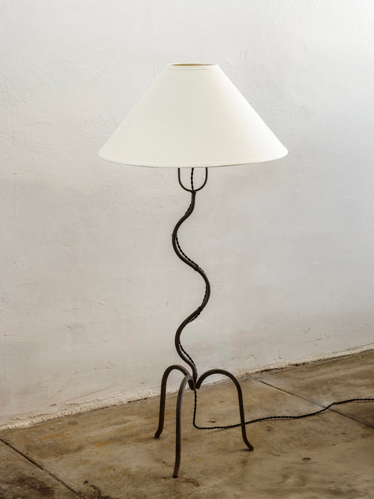 Steel Squiggle Floor Lamp 2
