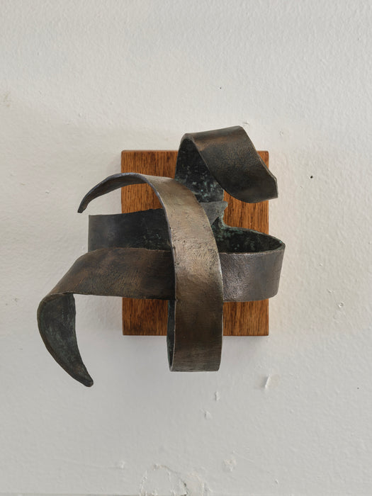 Abstract Bronze Sculpture  - Wall Mounted