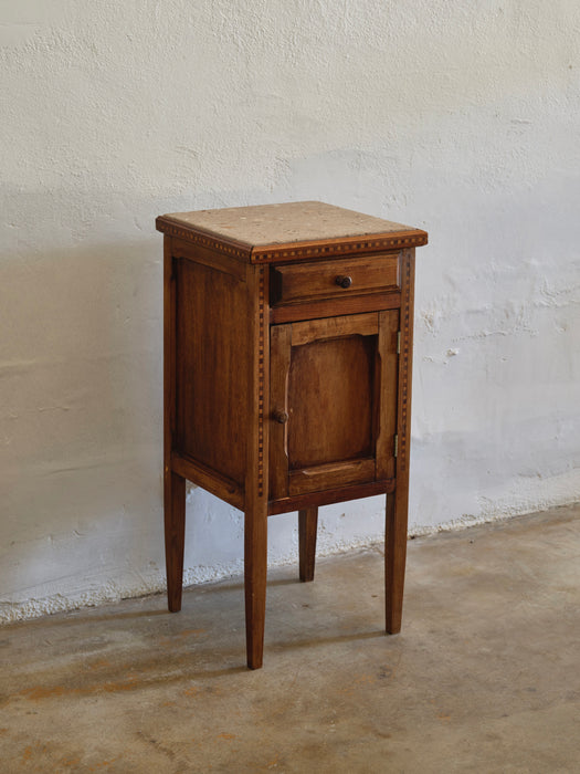 Side Table With Cantera Stone