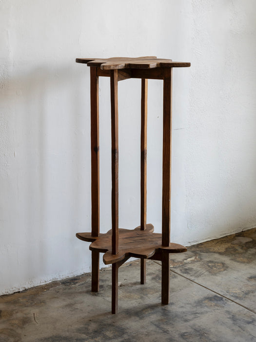 Pine Pedestal Shelf