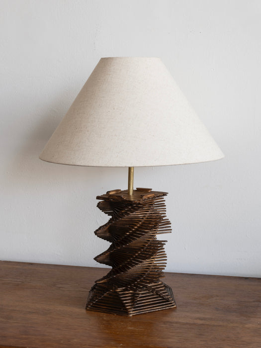 Stick Folk Art Lamp
