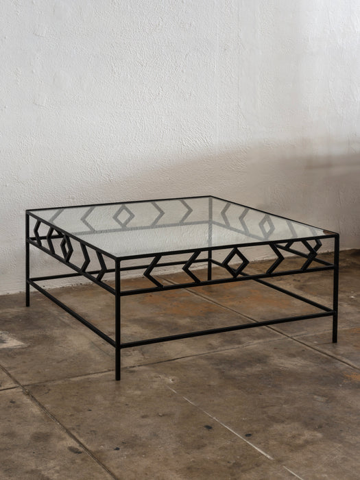 Geometric Steel Coffee Table