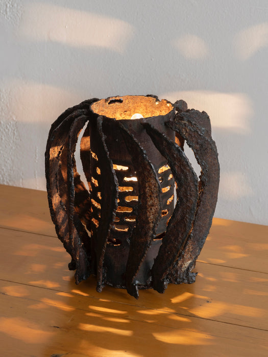 Steel Spiral Table Lamp