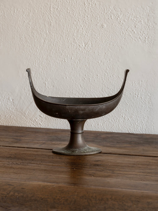 Brass Pedestal Tray