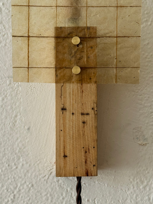 Griglia Sconce - Pair - Hickory