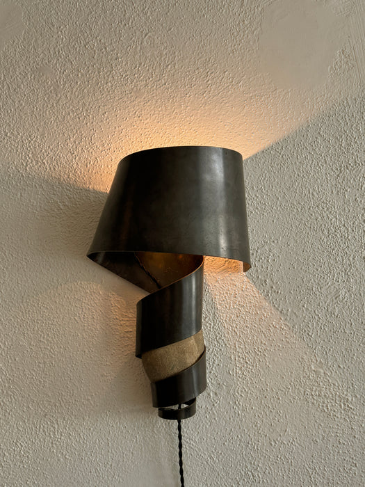Steel Ribbon Sconce