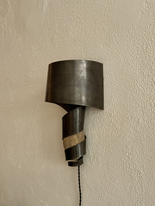 Steel Ribbon Sconce