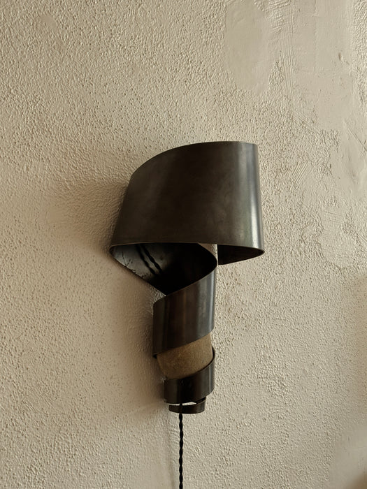 Steel Ribbon Sconce