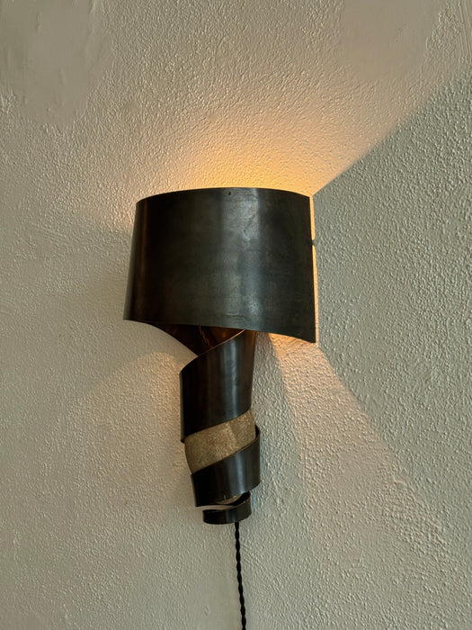 Steel Ribbon Sconce