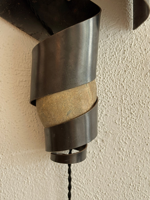 Steel Ribbon Sconce