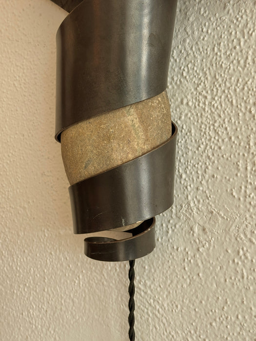 Steel Ribbon Sconce