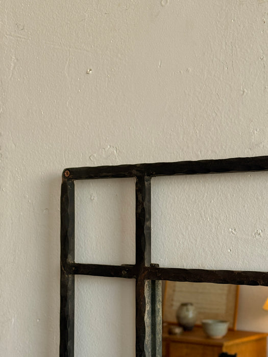 Geometric Steel Mirror - B