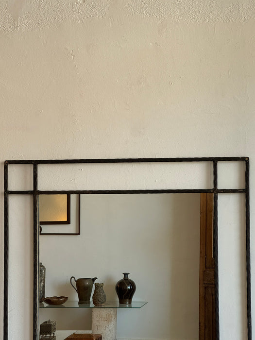 Geometric Steel Mirror - A