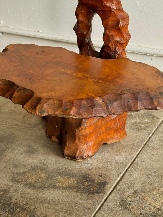 Scalloped Tiered Side Table