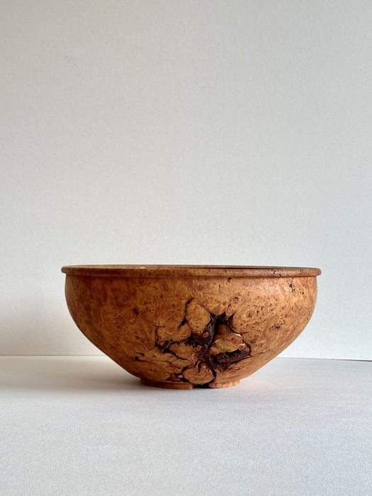 Maple Burl Turned Bowl