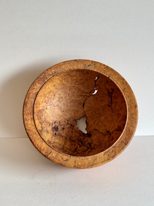 Maple Burl Turned Bowl