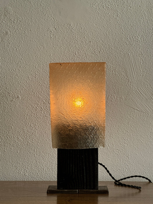Yakisugi Block Lamp
