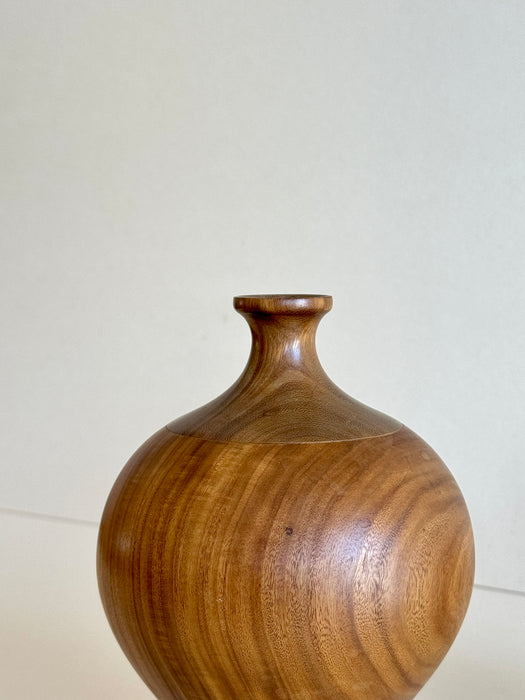 Turned Wood Bud Vase Set