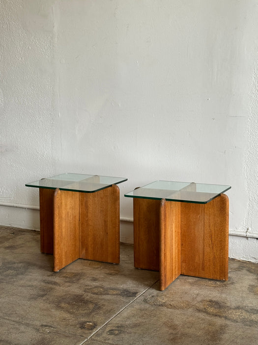 Interlocking Oak Tables