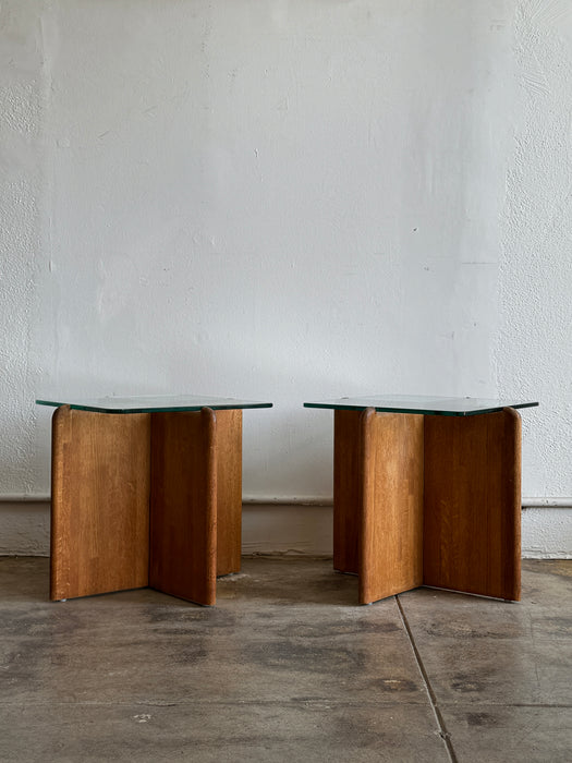 Interlocking Oak Tables