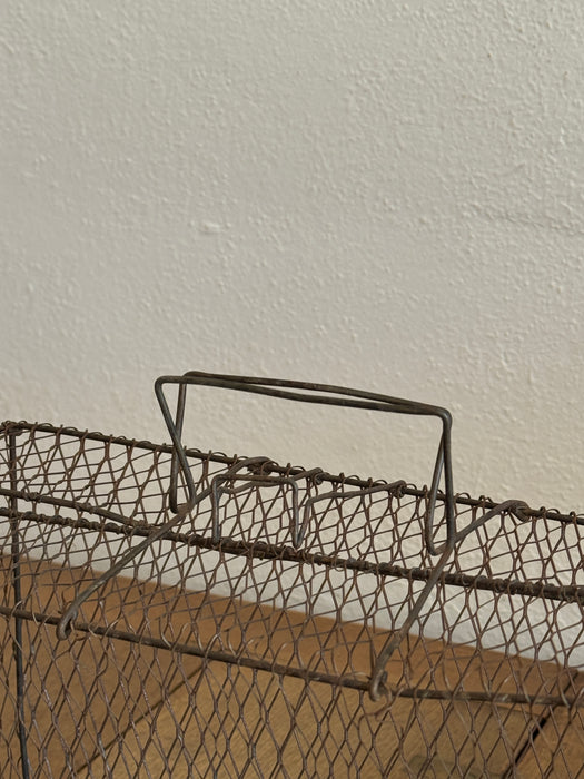 Wire Bag With Handle And Latch