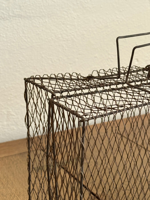 Wire Bag With Handle And Latch