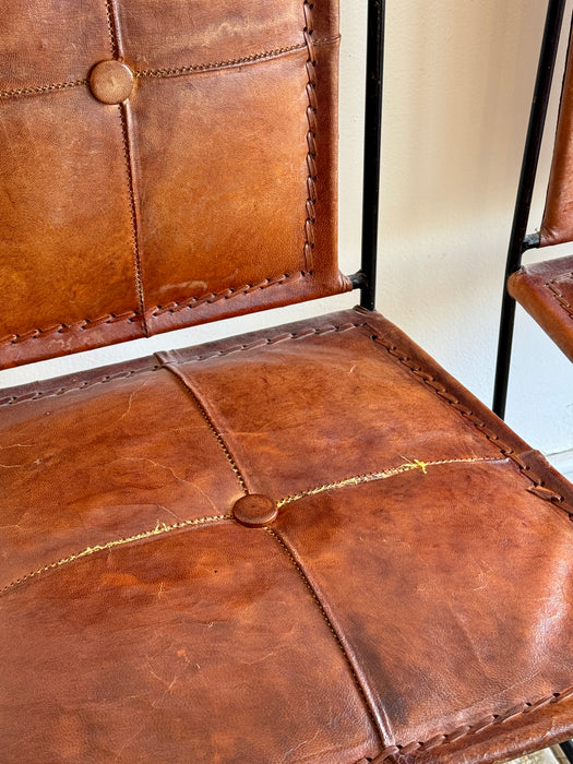 Pair of Vintage Leather Chairs
