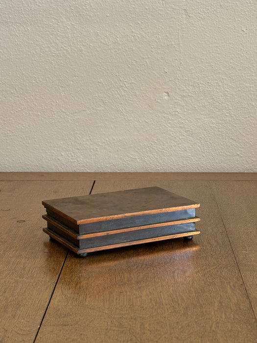 Brass Box With Hinged Lid