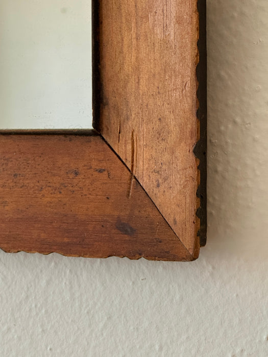 Vintage Wood Mirror