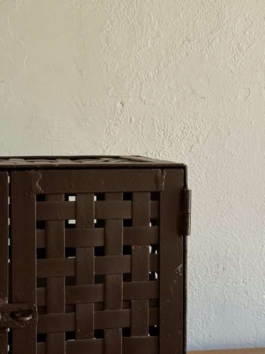 Woven Metal Cabinet