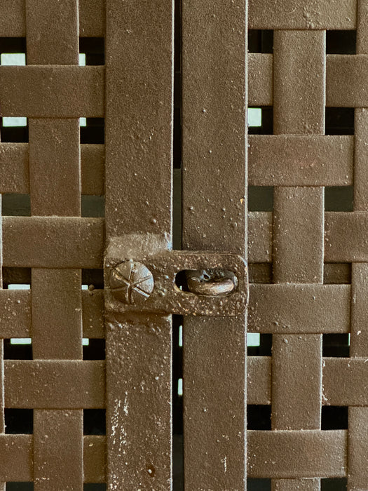 Woven Metal Cabinet