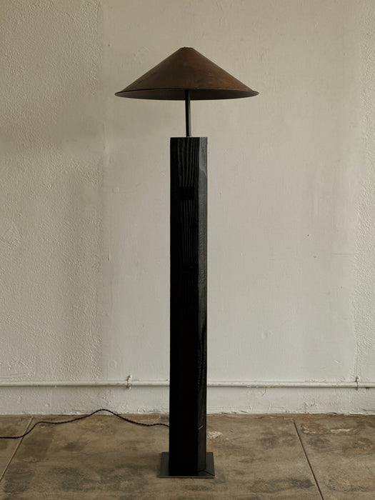 Esagano Standing Lamp With Steel Shade