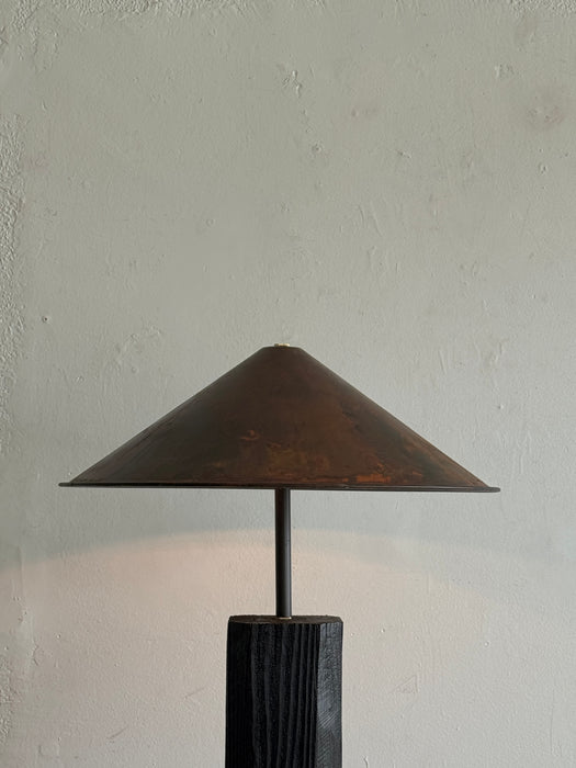 Esagano Standing Lamp With Steel Shade