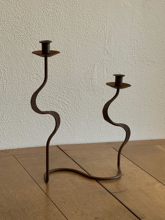 Worked Iron Candelabra