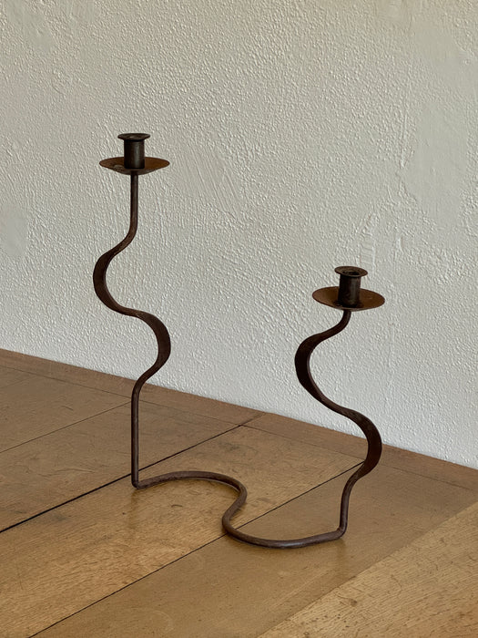Worked Iron Candelabra