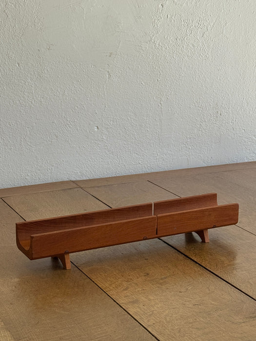 Teak Footed Tray
