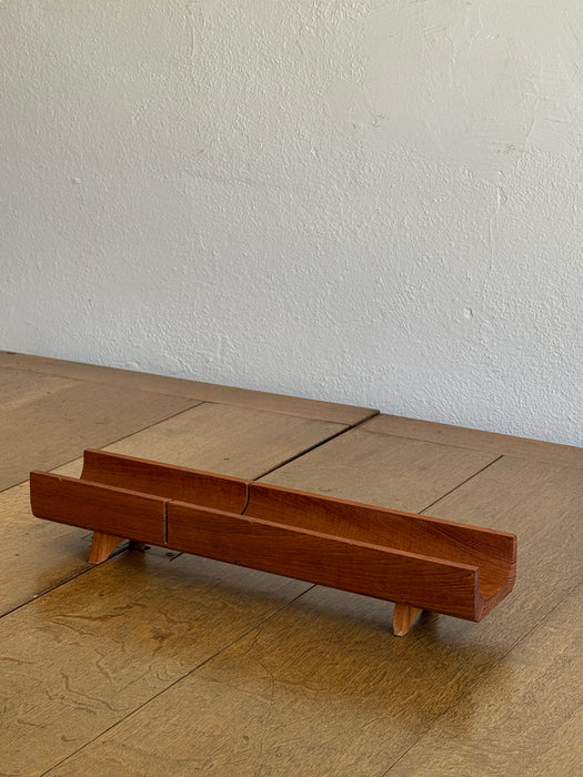 Teak Footed Tray