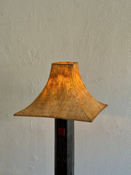 Esagano Standing Lamp With Fibre Shade