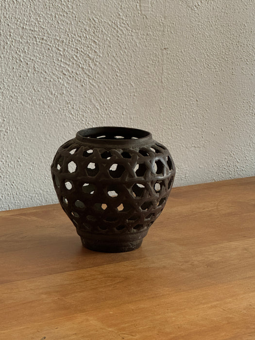 Iron Lattice Vase