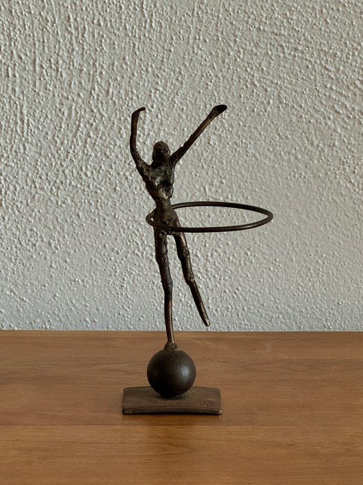 Metal Hula Sculpture
