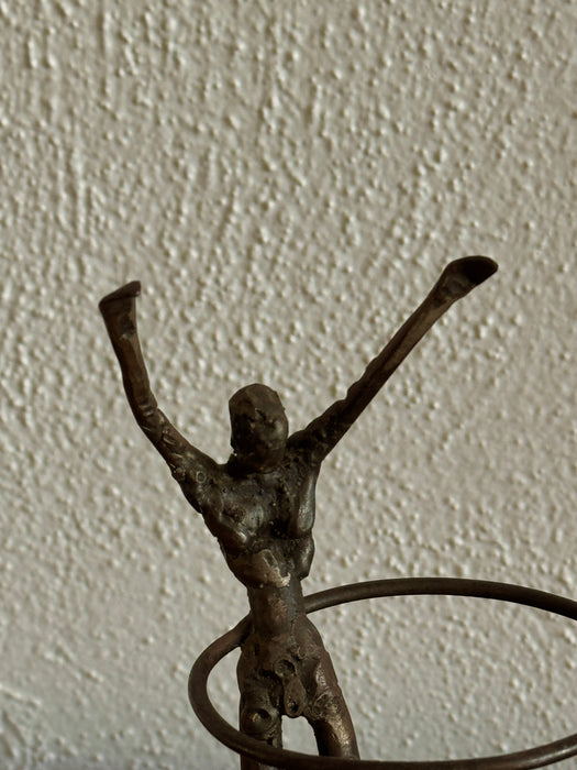 Metal Hula Sculpture