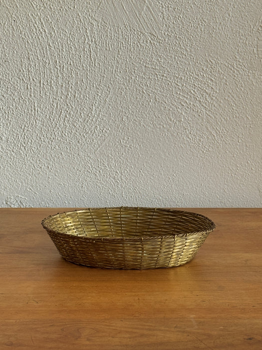 Woven Brass Bowl