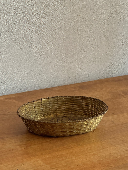 Woven Brass Bowl