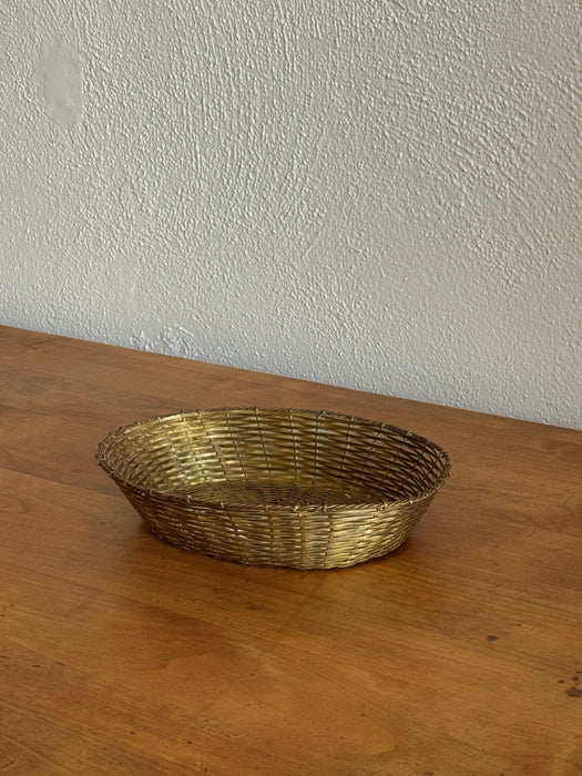 Woven Brass Bowl