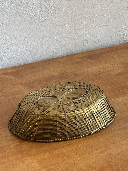 Woven Brass Bowl